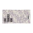Load image into Gallery viewer, Subtle Floral Love Yourself Now Towel