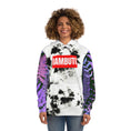 Load image into Gallery viewer, IAMBUTI Contrast Hoodie // Tie Dye x Purple Fern