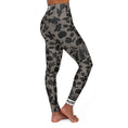 Load image into Gallery viewer, Dark Flowers | High Waisted Yoga Pants