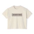 Load image into Gallery viewer, Created to Create | Boxy Tee