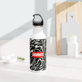 Load image into Gallery viewer, IAMBUTI X Glitch Zebra Stainless Steel Gym Water Bottle