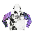 Load image into Gallery viewer, IAMBUTI Contrast Hoodie // Tie Dye x Purple Fern