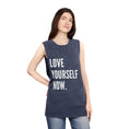 Load image into Gallery viewer, Movement Squad Love Yourself Now Stonewash Tank Top
