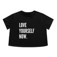 Load image into Gallery viewer, Love Yourself Now Cropped Tee