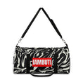 Load image into Gallery viewer, IAMBUTI Contrast Gym Duffel // Glitch Zebra x Tie Dye