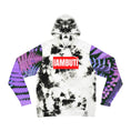 Load image into Gallery viewer, IAMBUTI Contrast Hoodie // Tie Dye x Purple Fern
