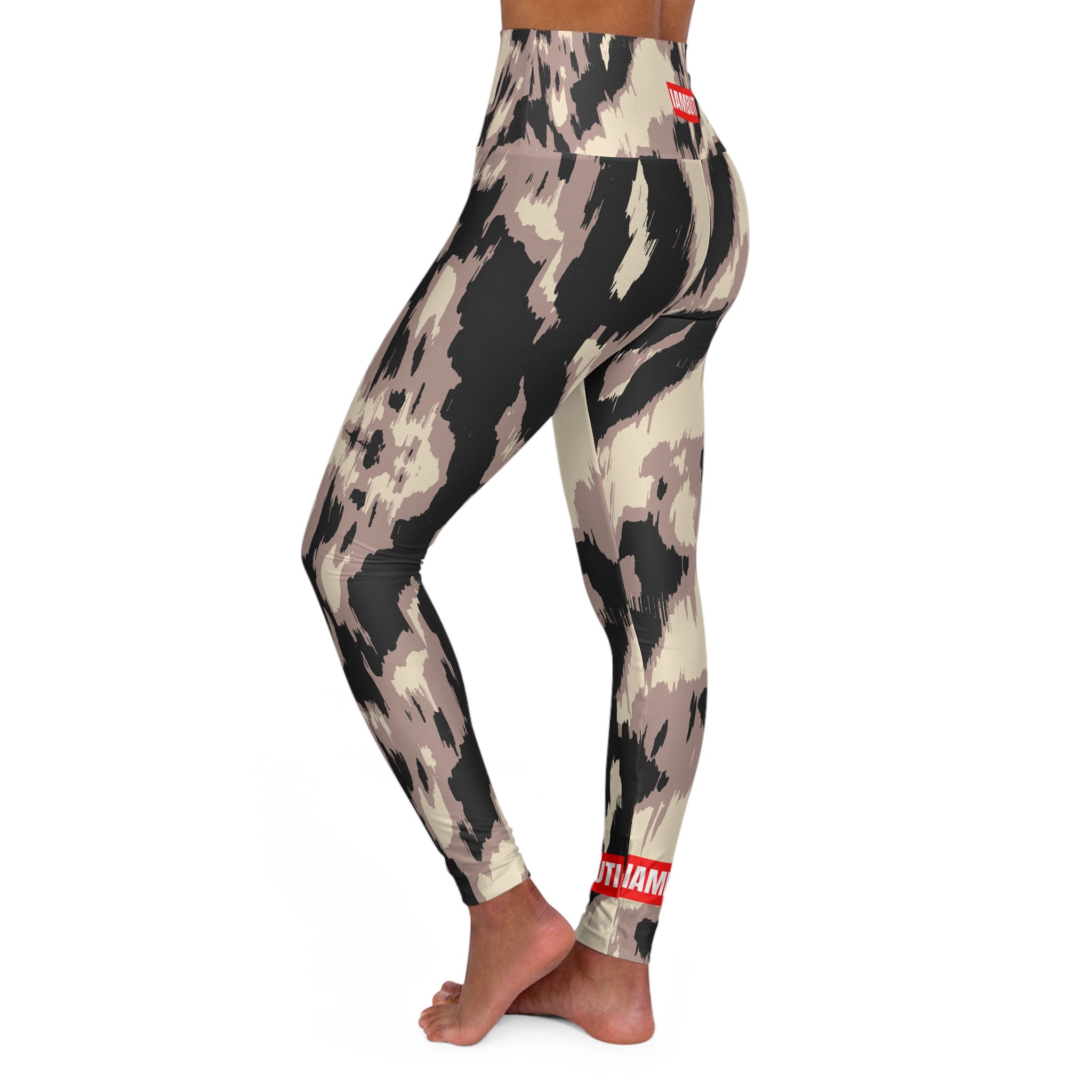 Glitch Camo // High Waisted Yoga Pant