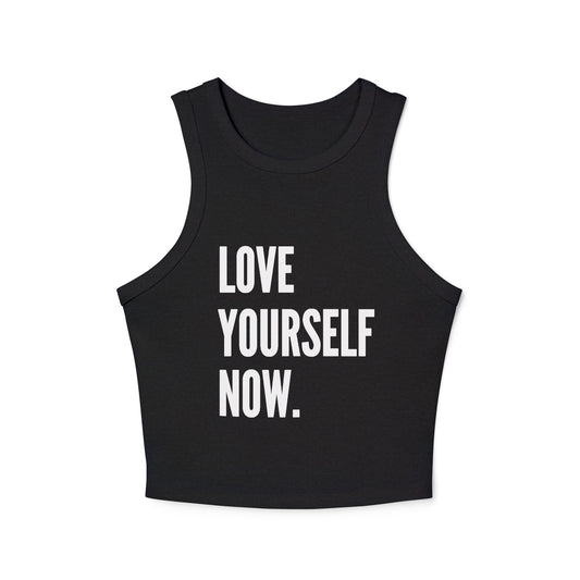 Women's Micro Rib Racer Tank Top