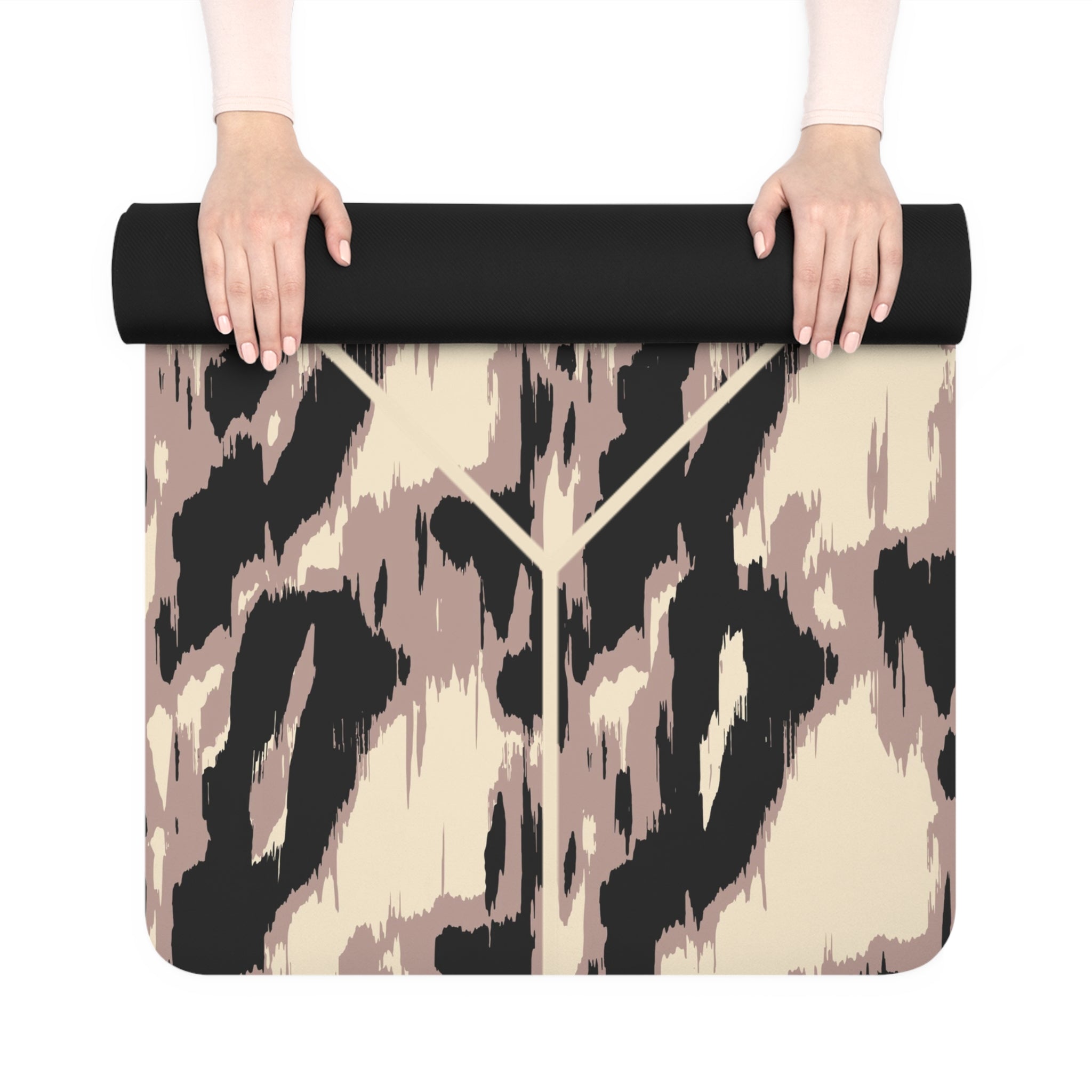 Glitch Camo IAMBUTI Yoga Mat