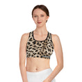 Load image into Gallery viewer, Cheetah x MOVEMENT OF WE Sports Bra
