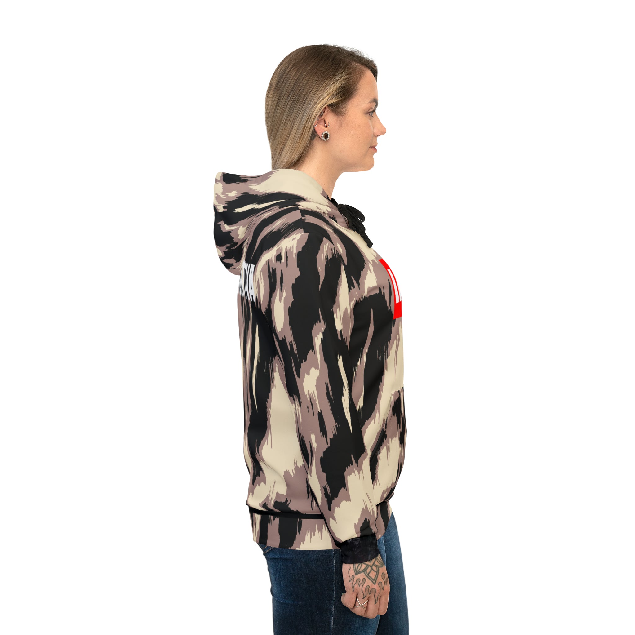 IAMBUTI Contrast Hoodie // Glitch Camo