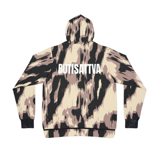 IAMBUTI Contrast Hoodie // Glitch Camo