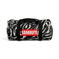 Load image into Gallery viewer, IAMBUTI Contrast Gym Duffel // Glitch Zebra x Tie Dye

