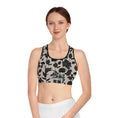 Load image into Gallery viewer, Dark Floral x CREATED TO CREATE Sporta Bra
