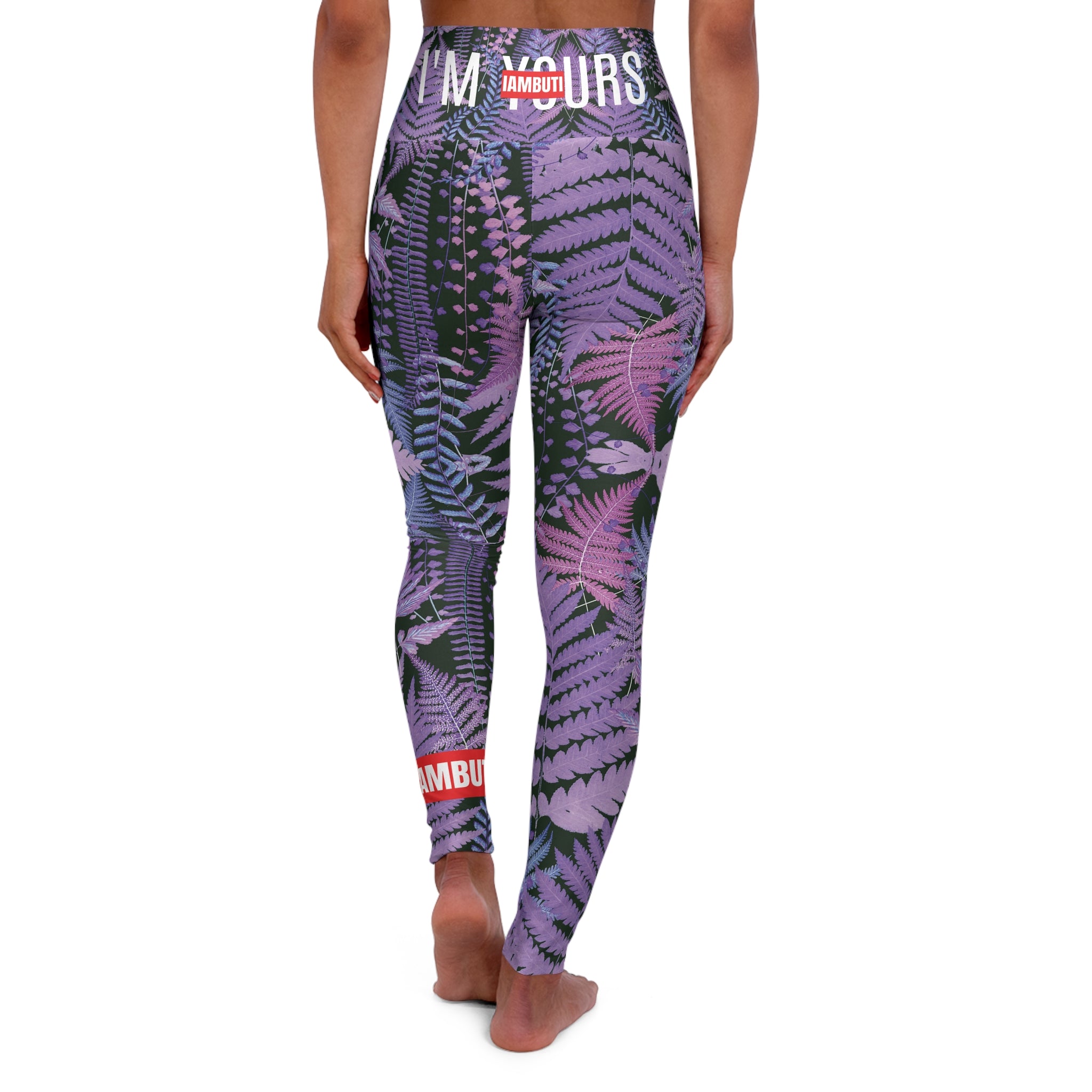 SPIRIT MOVE ME // Purple Ferns High Waisted Yoga Pant