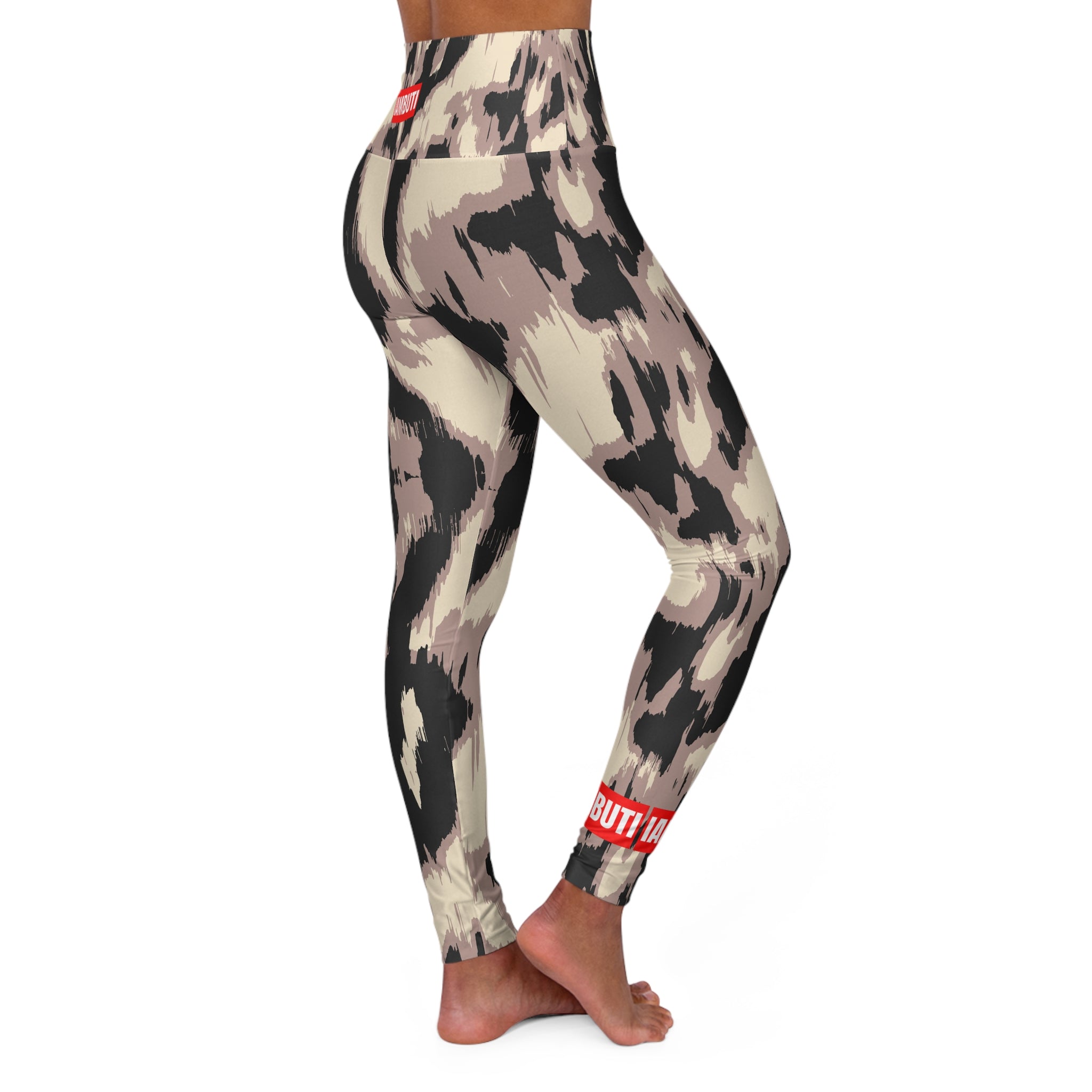 Glitch Camo // High Waisted Yoga Pant