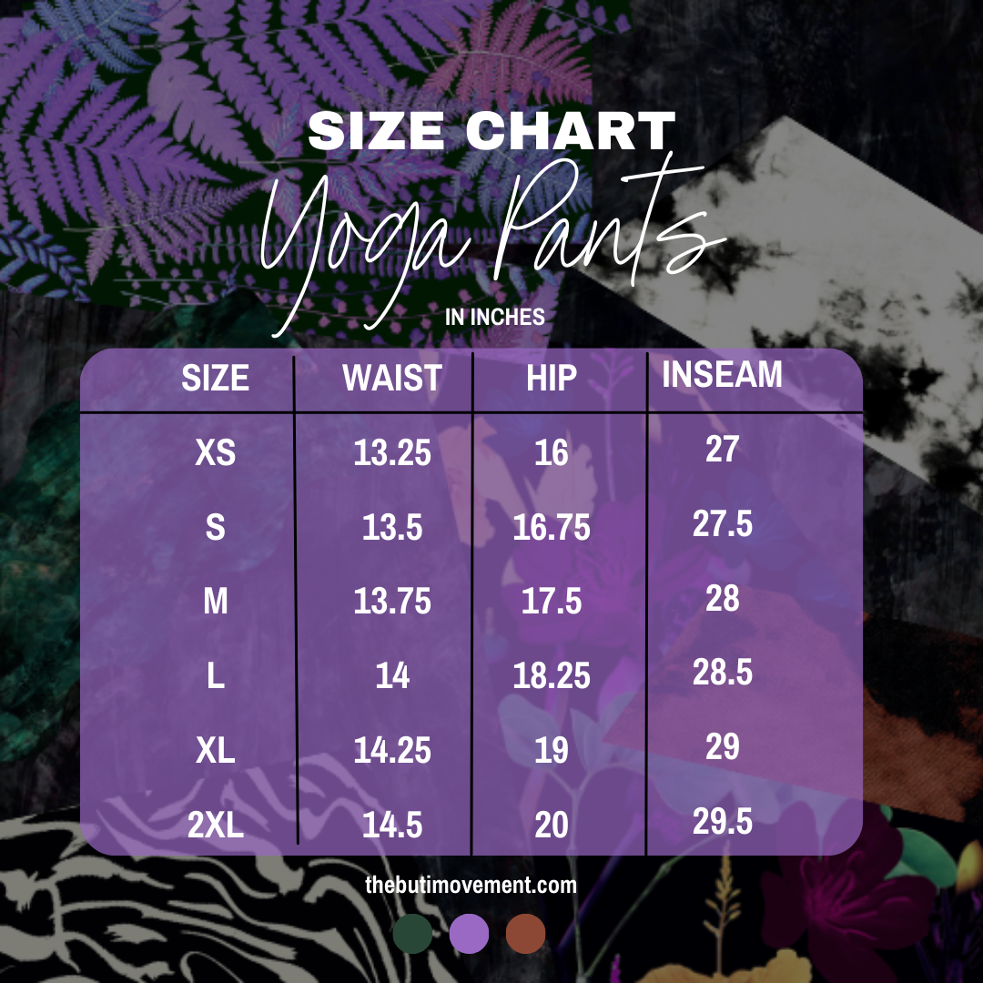 SPIRIT MOVE ME // Purple Ferns High Waisted Yoga Pant