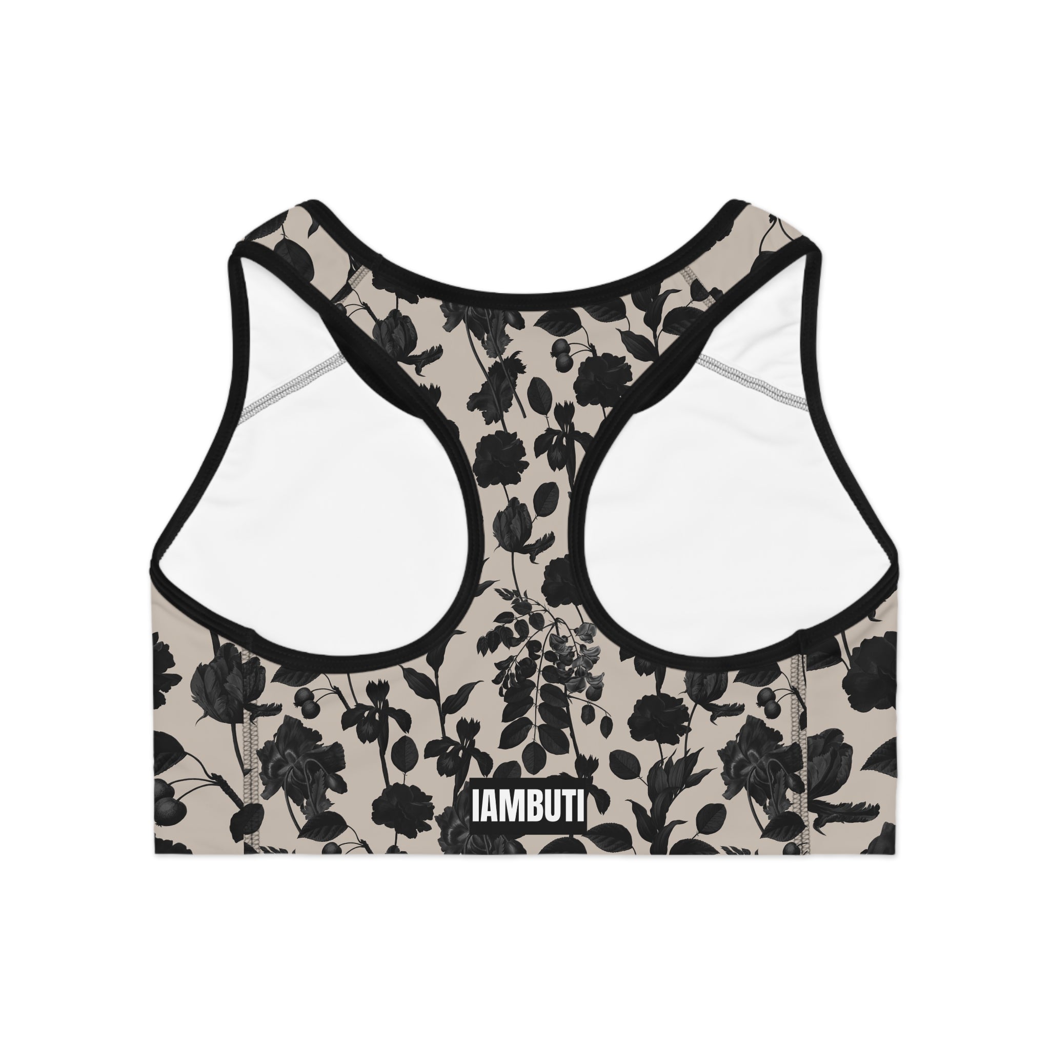 Dark Floral x CREATED TO CREATE Sporta Bra