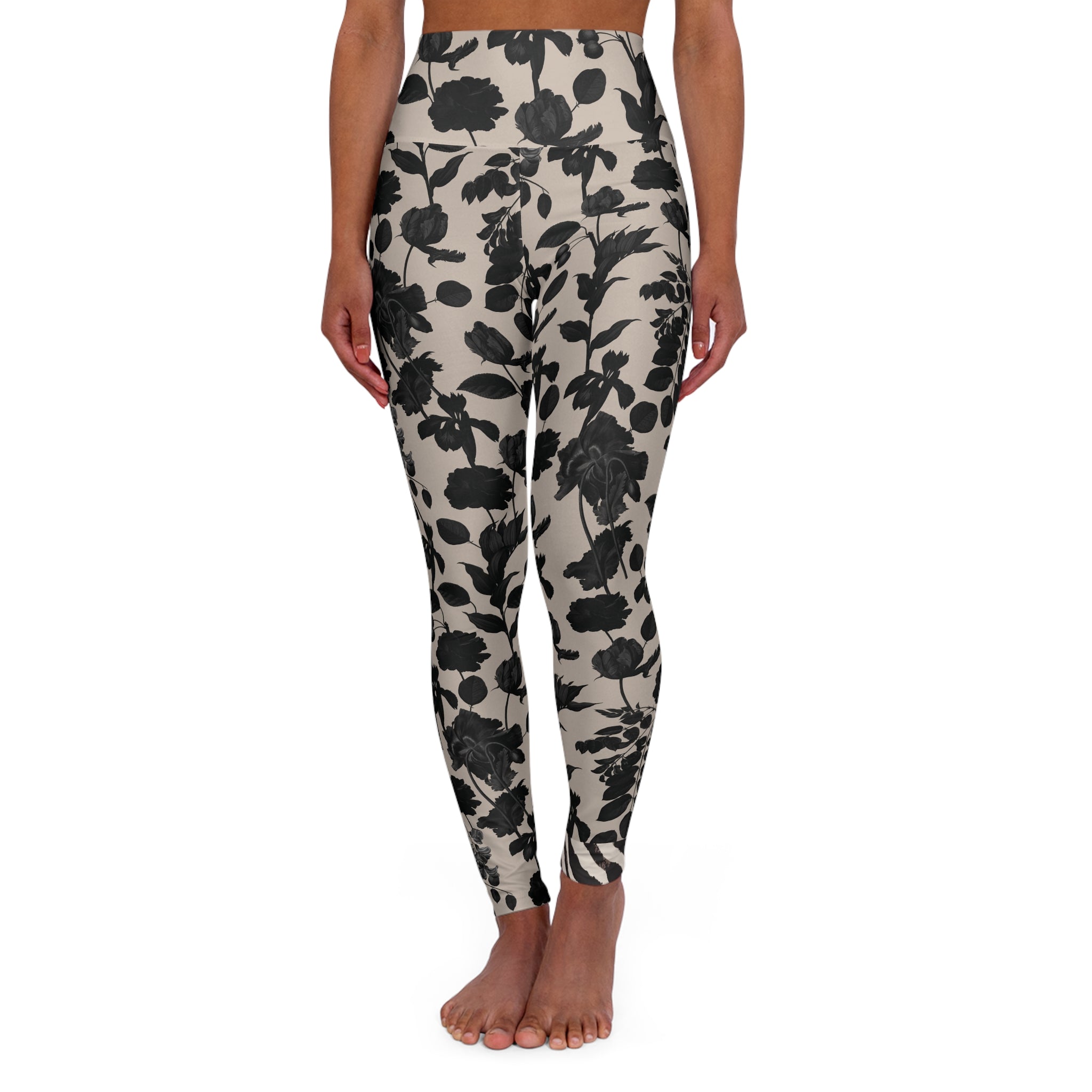 Dark Floral x CREATED TO CREATE High-Waisted Yoga Pant