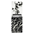 Load image into Gallery viewer, B+W Glitch Zebra x Tie Dye IAMBUTI Yoga Mat

