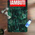 Load image into Gallery viewer, Dark Tropical x Emerald IAMBUTI Yoga Mat
