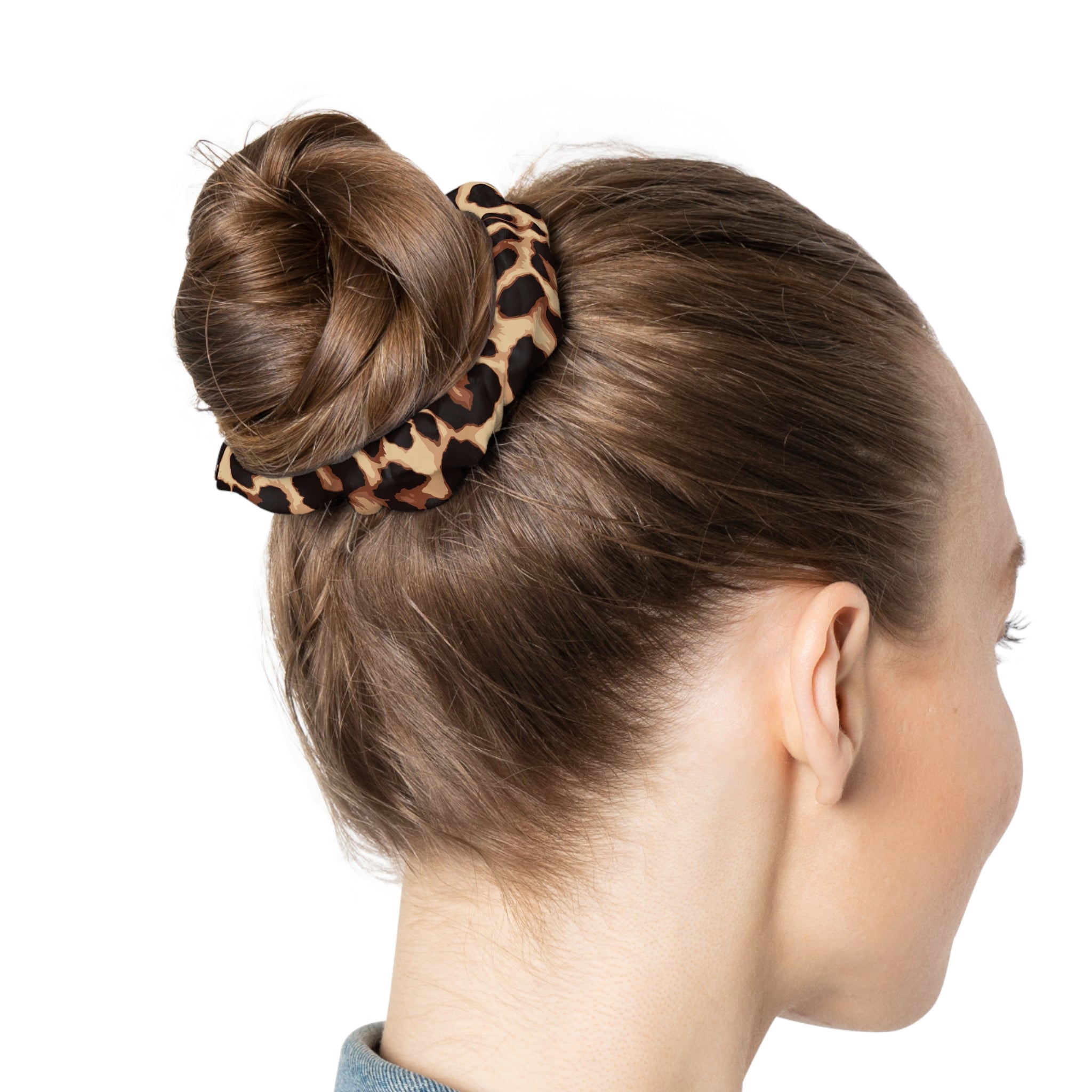 Cheetah Scrunchie