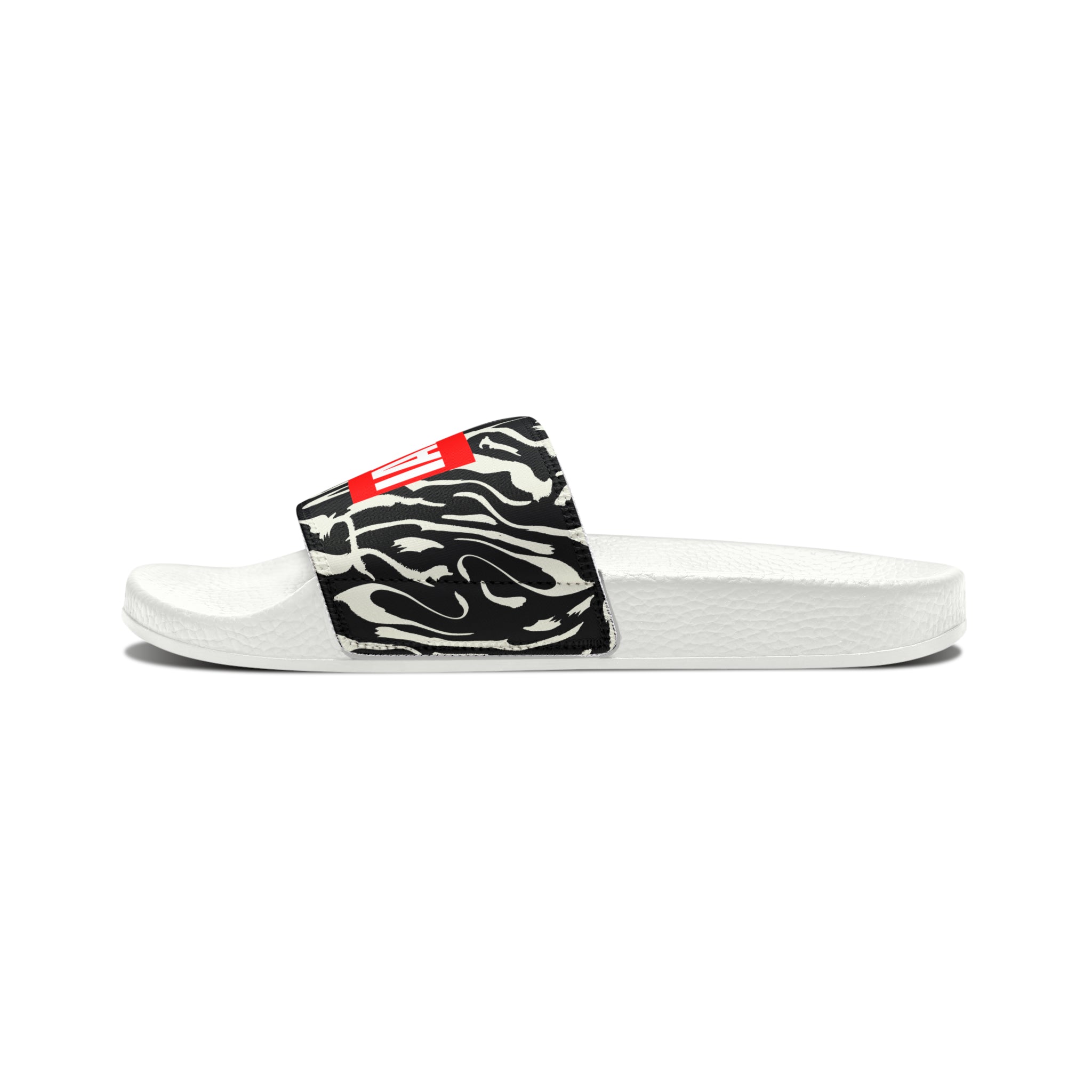 IAMBUTI Glitch Zebra Women's Slides