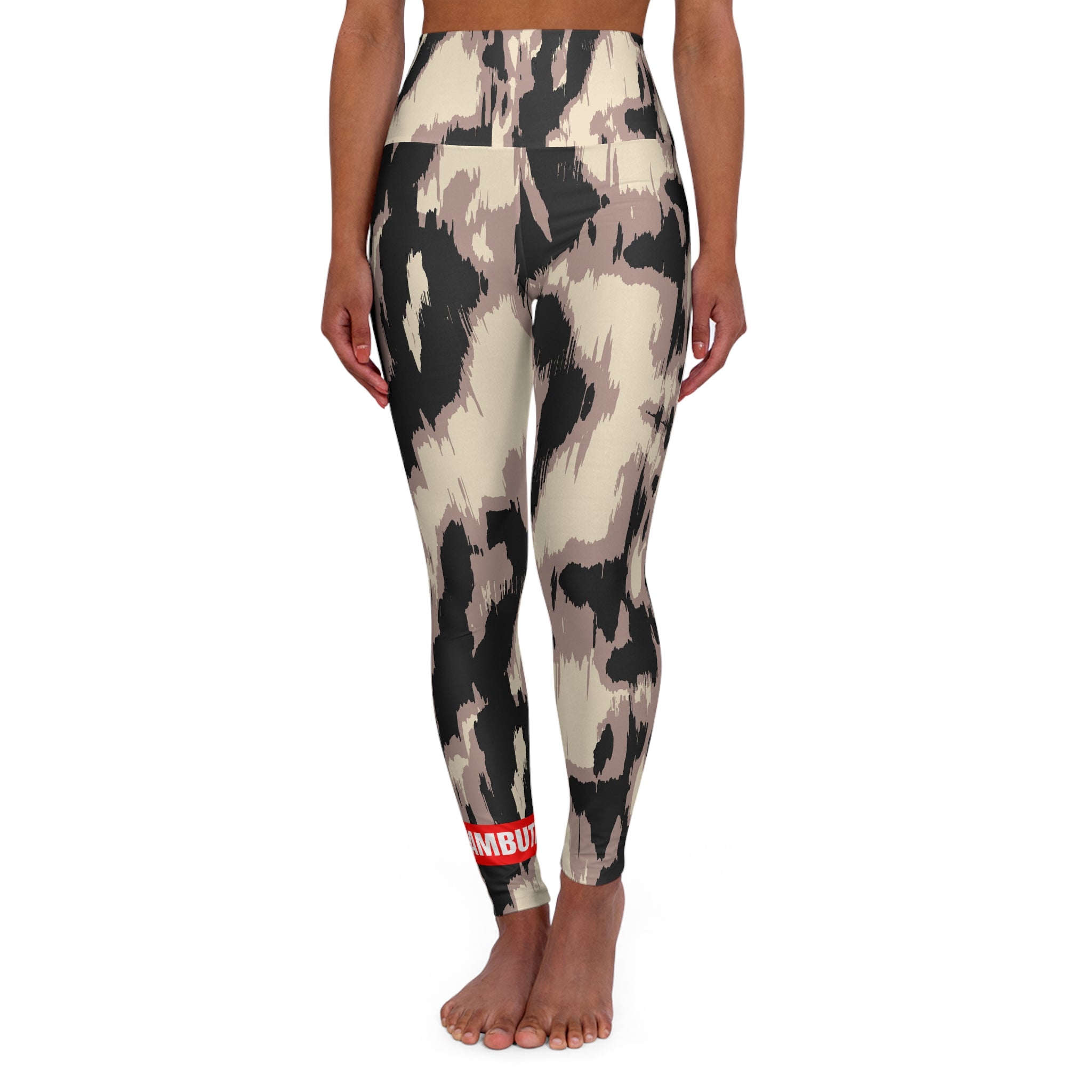 Glitch Camo // High Waisted Yoga Pant