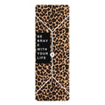 Load image into Gallery viewer, Leopard "Be Brave With Your Life" | Natural Rubber Mat
