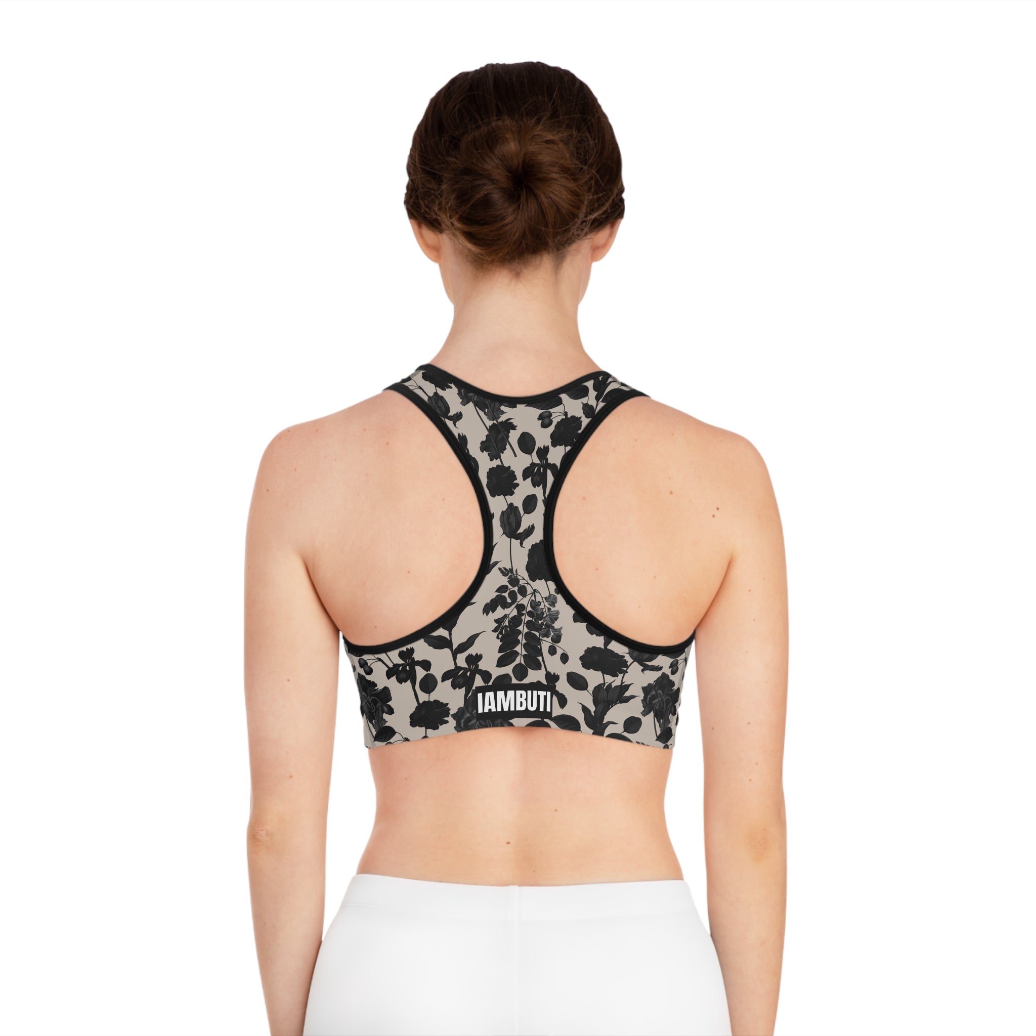 Dark Floral x CREATED TO CREATE Sporta Bra